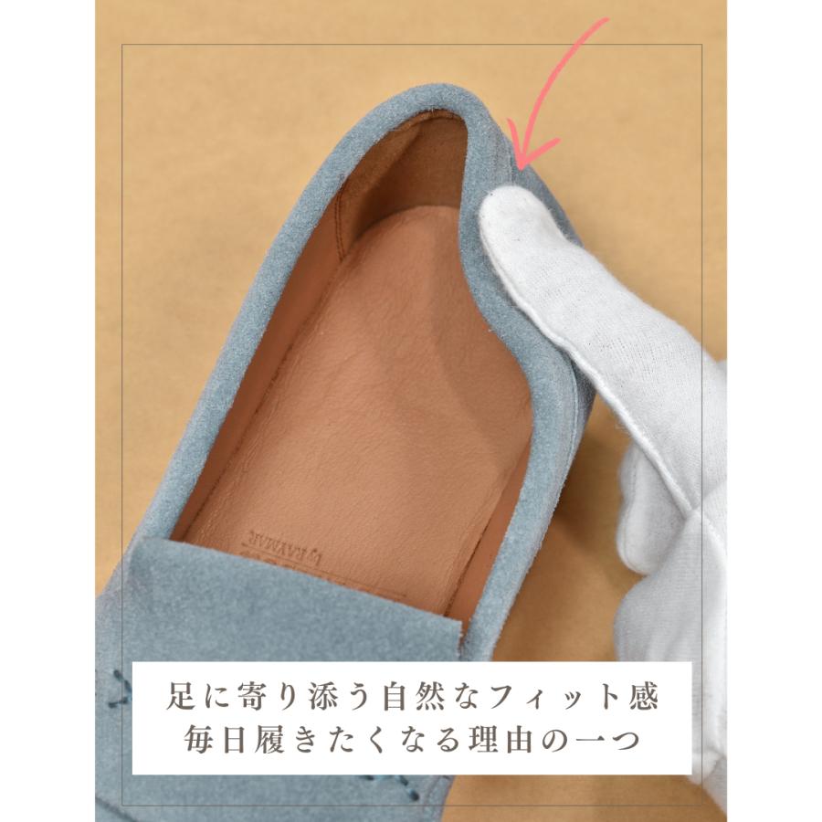 【LeMisca by RAYMAR】Nick デッキシューズ スニーカー ベージュ/ブラウン/ライトブルー スエード革 サイドマッケイ製法Vibramラバーソール |  | 07