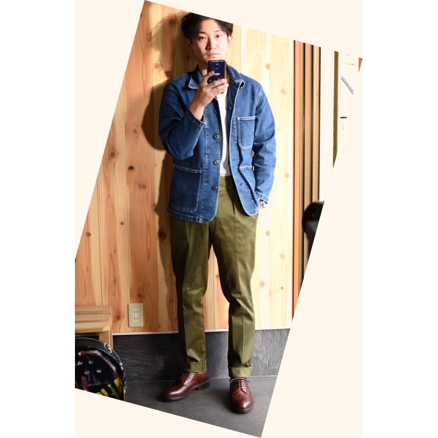 RAYMAR】OliverII Annonay社製 シボ革 Longchamps使用 フルブローグ