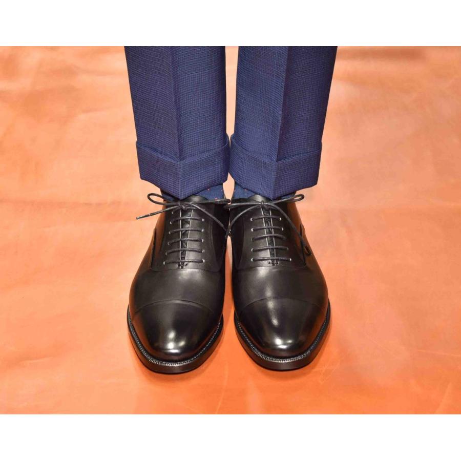 RAYMAR】Paul レベルソ仕立てストレートチップ ブラック Annonay社製