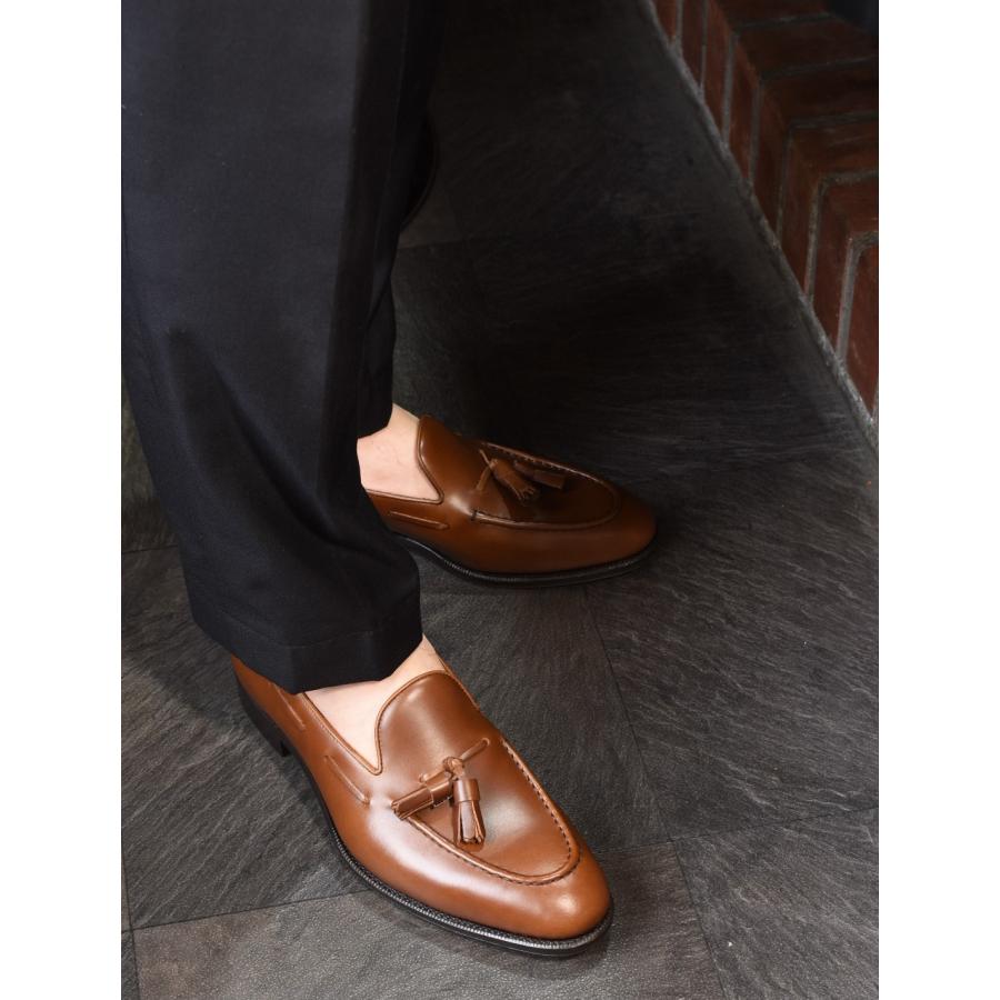 Ray Mar レイマー ブラウン スエード ローファー RAYMAR】スエード タッセルローファー ダークブラウン Fran