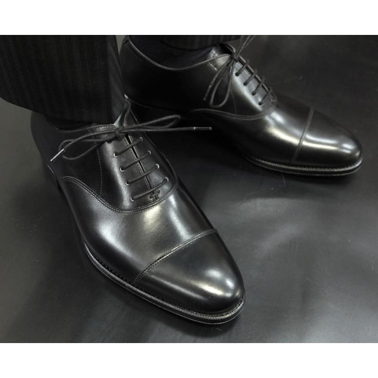 【RAYMAR】ストレートチップ ブラック Annonay社製 Vocalou 使用 ハンドソーンウェルテッド 23.5cm~28.0cm レイマー｜raymar-shoes｜09