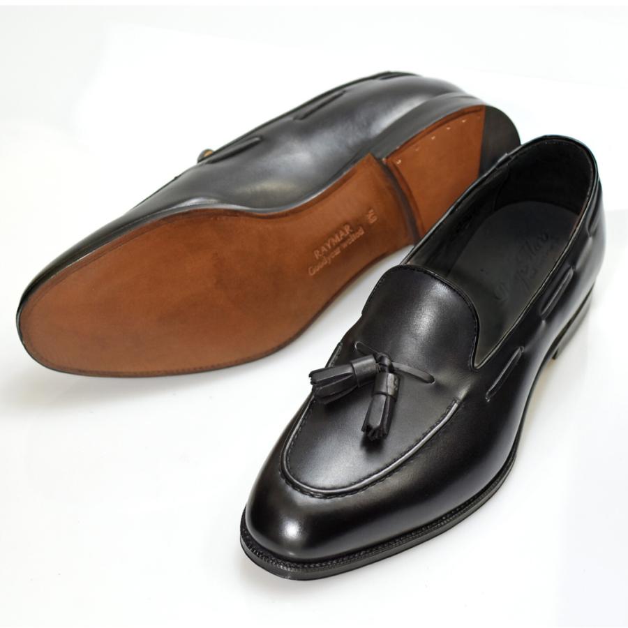 RAYMAR】タッセルローファー ブラック Sandy グッドイヤーウェルト