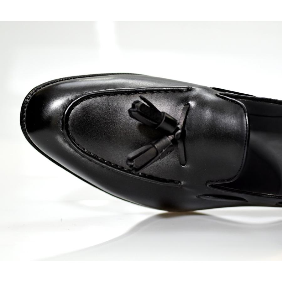 RAYMAR】タッセルローファー ブラック Sandy グッドイヤーウェルト