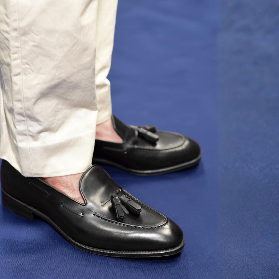 RAYMAR】タッセルローファー ブラック Sandy グッドイヤーウェルト