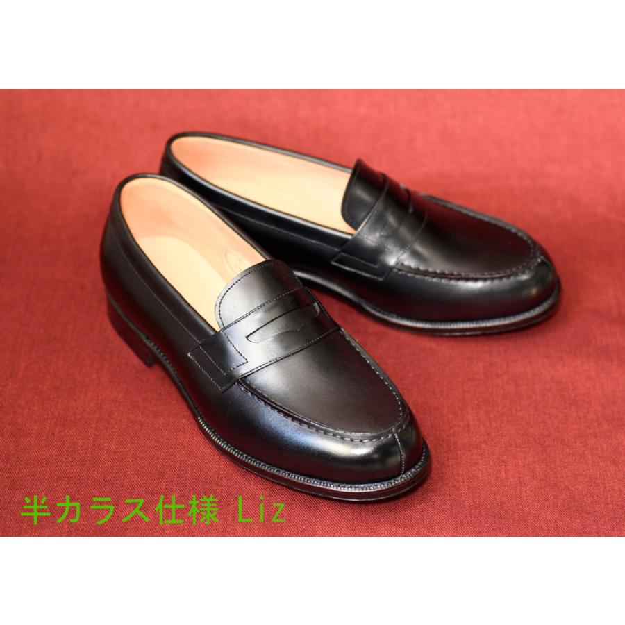 円 最大50 Offクーポン Raymar 数量限定生産 半カラス仕様 Liz コインローファー ブラック Annonay社 Vocalou使用 グッドイヤーウェルト製法 レイマー