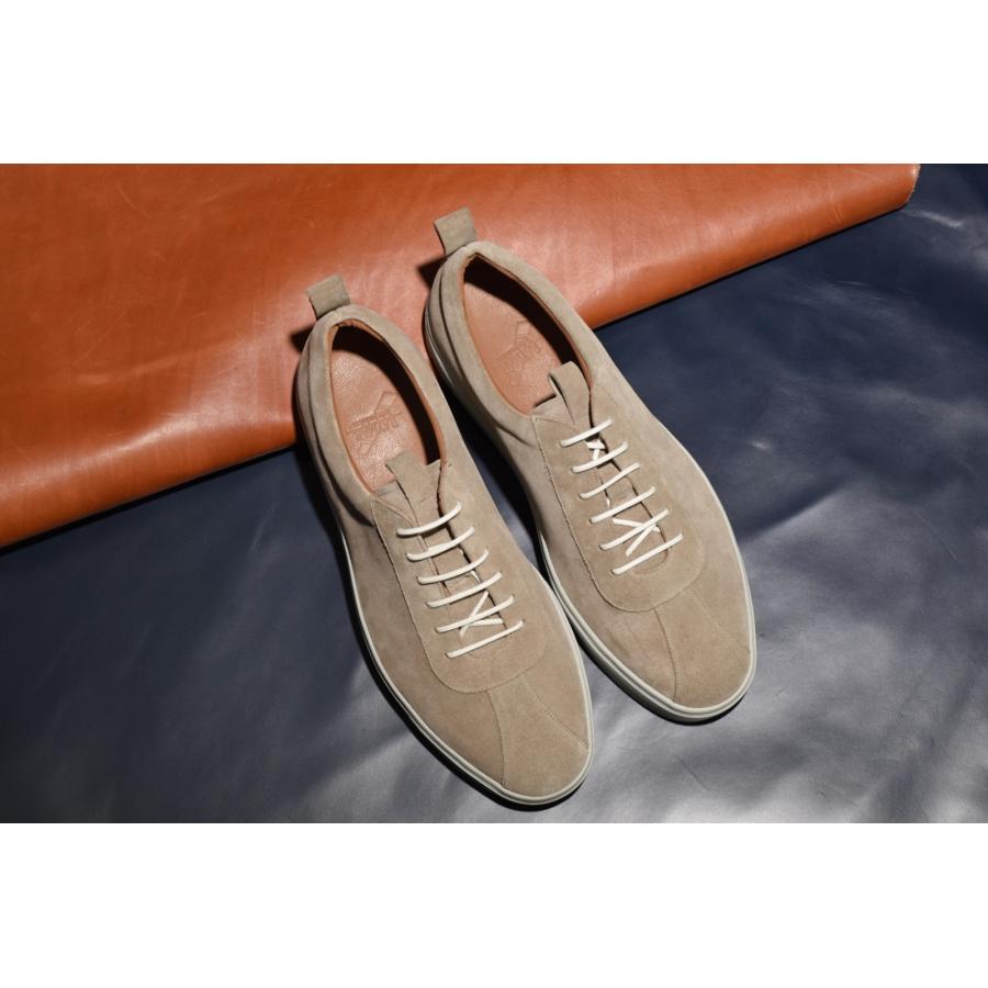 RAYMAR レースアップ ドレス スニーカー Thomas ベージュ 牛革