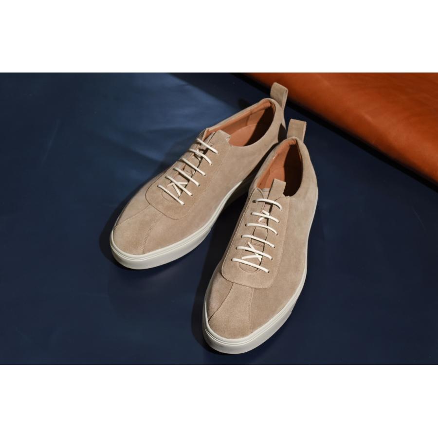 RAYMAR レースアップ ドレス スニーカー Thomas ベージュ 牛革