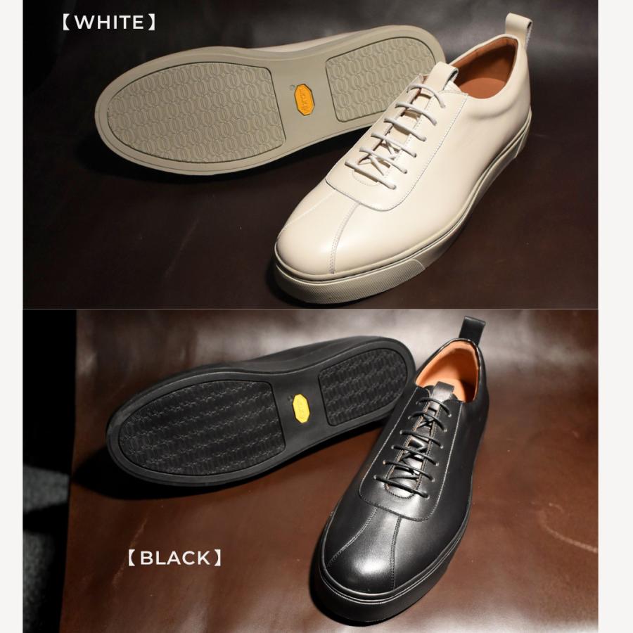 LeMisca by RAYMAR】Thomas レースアップ ドレス スニーカー ブラック