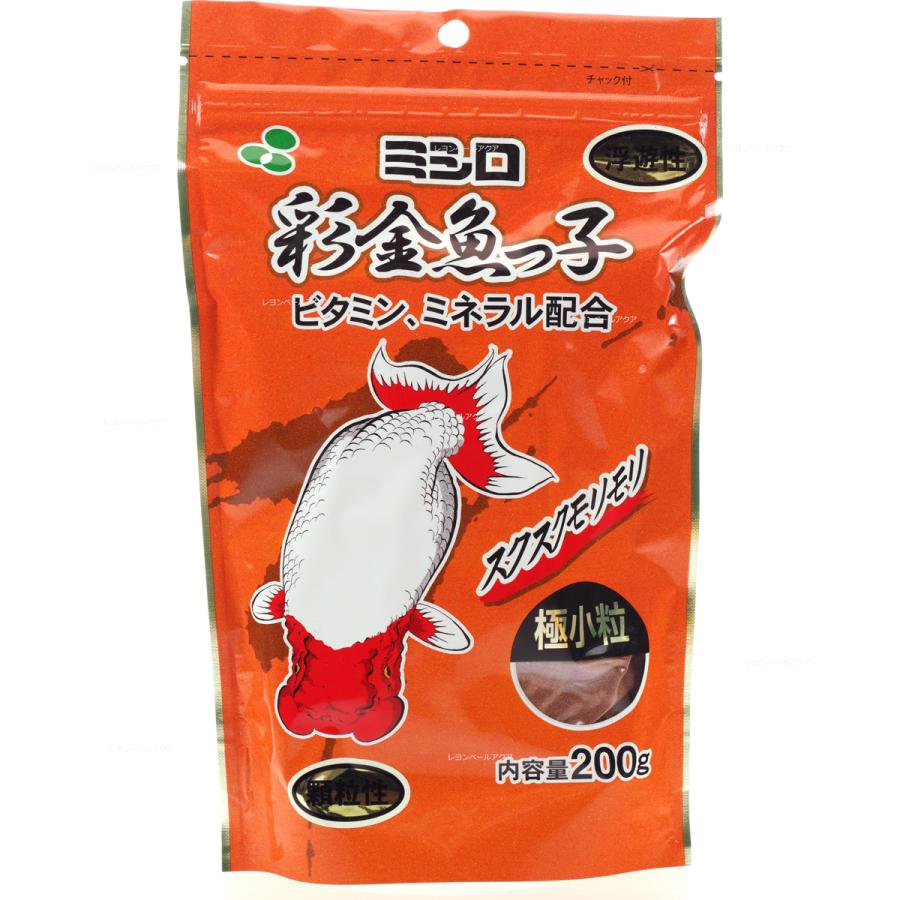 全国送料無料 ミシロ 彩金魚っ子 極小粒 浮遊性 0g オレンジ お取り寄せ中 レヨンベールアクアyahoo 店 通販 Yahoo ショッピング