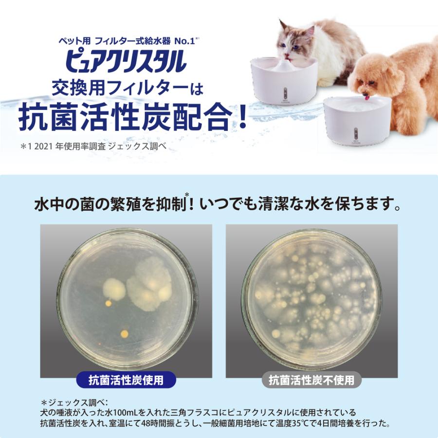 GEX ピュアクリスタル 軟水化フィルターeco 全円 猫用 4個入 新商品