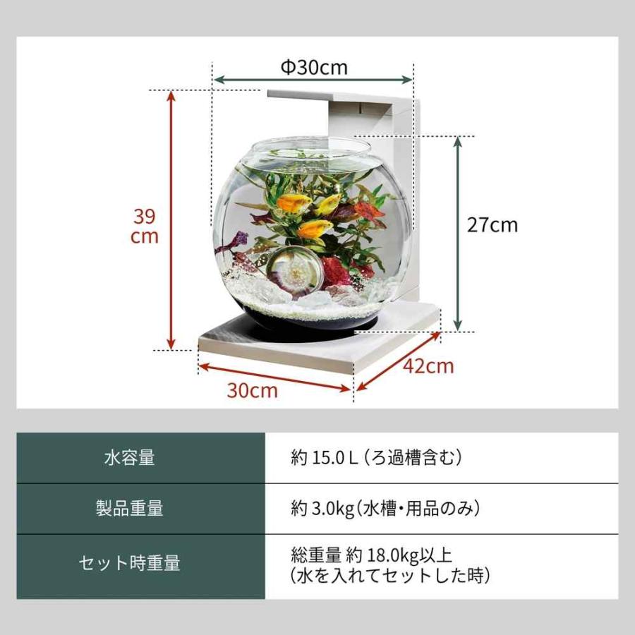 全国送料無料】 GEX グラスアクア デカ ペルコ DB-WH 新商品 : レヨン