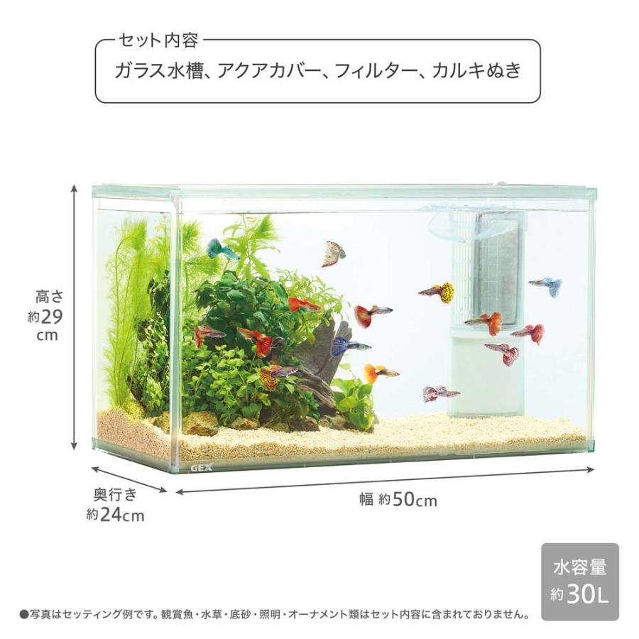 GEX（ジェックス） 【全国送料無料】 水槽セット アクアクリアセット