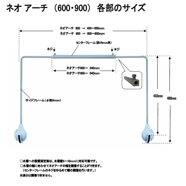 カミハタ 【全国送料無料】 ライトスタンド ネオアーチ 600 : レヨン