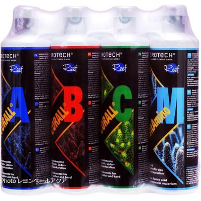 【全国送料無料】 グローテック トレースエレメント コーラル ABC+ビタミーノ 4本パック 各500ml