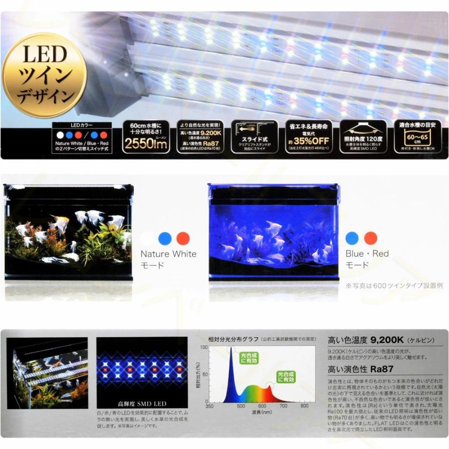 コトブキ工芸 【全国送料無料】 コトブキ フラットLED ツイン 600