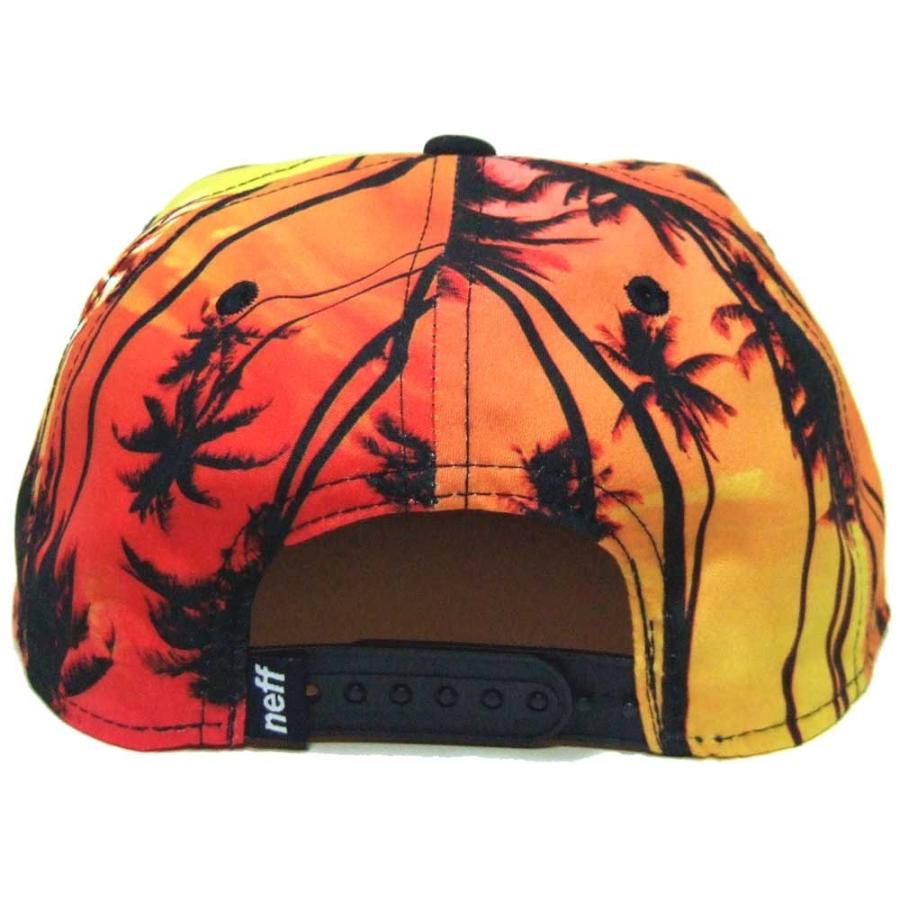 neff/ネフ スナップバックキャップ Sunset Deconstructed Snapback Cap (フォトプリント/ブラック) SALE セール｜rayray｜02