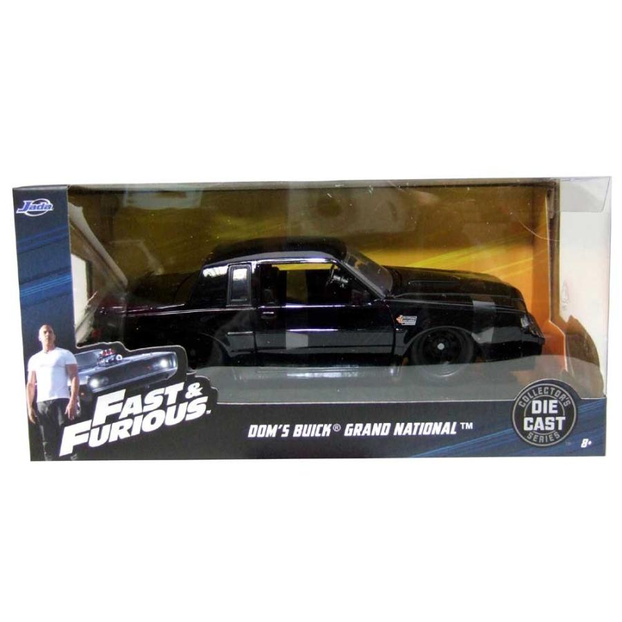 Jada Toys / ジェイダトイズ Fast&Furious 1/24 ダイキャストミニカー Dom's Buick Grand National (ブラック)｜rayray｜02