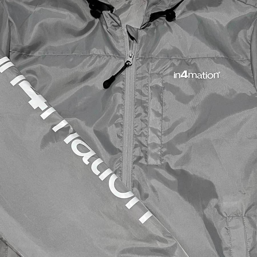 IN4MATION/インフォメーション ナイロン フードジャケット Standard  