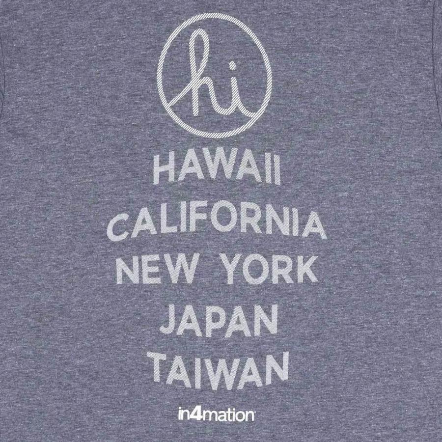 IN4MATION/インフォメーション Tシャツ Global Hi Tee (グラファイトヘザーグレー)｜rayray｜04