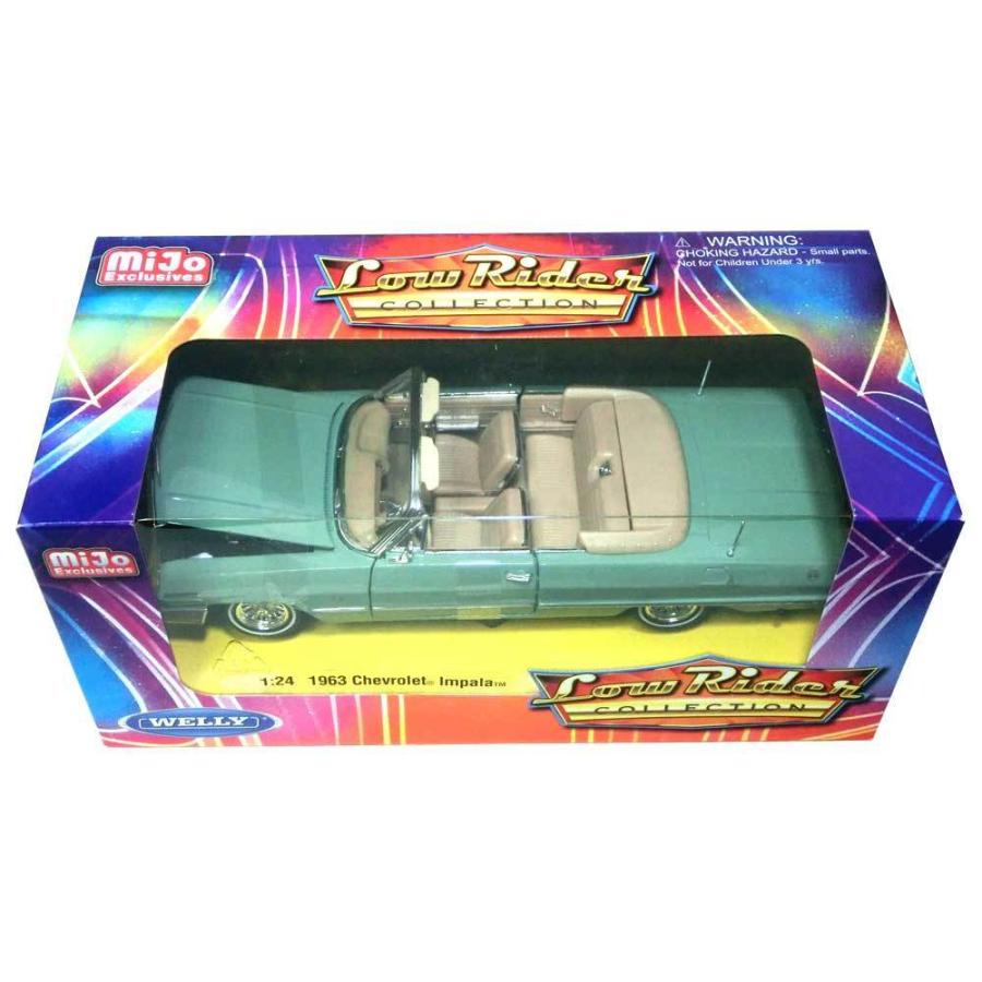 Welly ウェリー 1 24 ダイキャストミニカー ローライダー インパラ Mijo Low Rider Collection 1963 Chevy Impala ミントグリーン Rayray 通販 Yahoo ショッピング