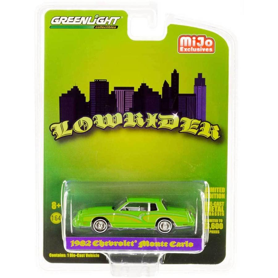 GreenLight/グリーンライト Mijo Lowrider 1/64 ミニカー モンテ 1982 Chevy Monte Carlo (ライム グリーン) :43093322008:RayRay - 通販 - Yahoo!ショッピング GreenLight/グリーンライト Mijo Lowrider 1/64 ミニカー モンテ 1982 Chevy Monte Carlo (ライム グリーン) :43093322008:RayRay - 通販 - Yahoo!ショッピング