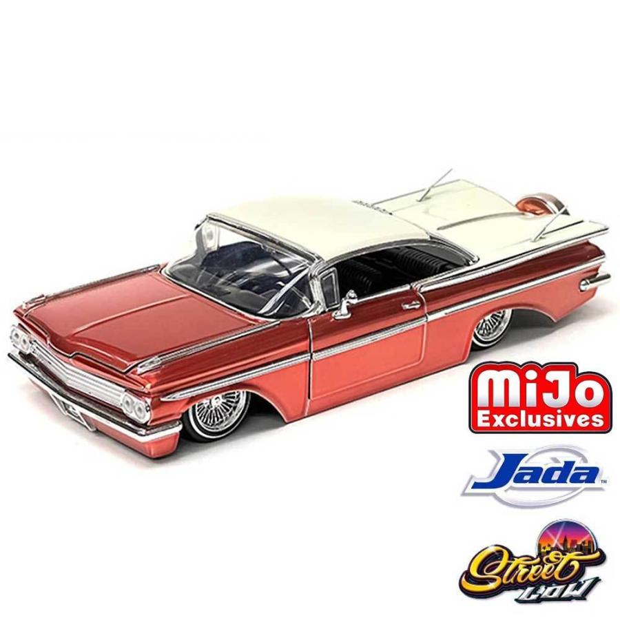 JadaToys ジェイダトイズ 人気特価激安 Mijo Street Low 1 24 ローライダー インパラ Edition Impala Chevy Limited 1959 国内外の人気 カッパーブラウン SS ミニカー
