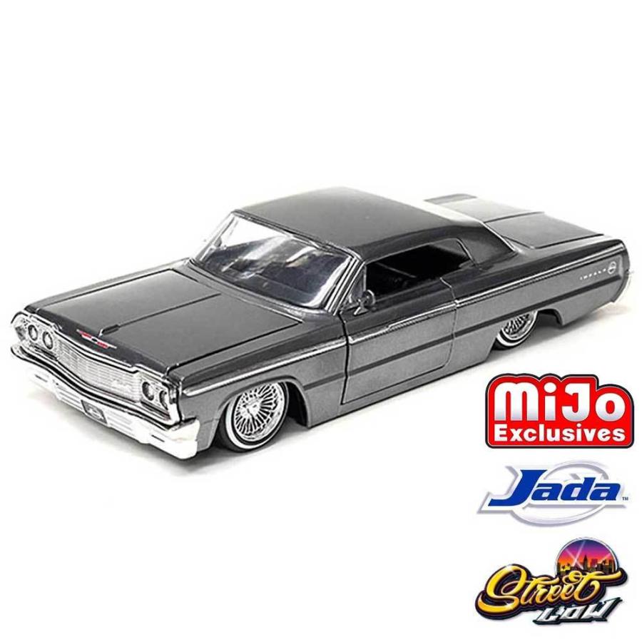 JadaToys/ジェイダトイズ Mijo Street Low 1/24 ローライダー インパラ ミニカー 1964 Chevy Impala SS  Limited Edition (ガンメタル) : 43093322018 : RayRay - 通販 - Yahoo!ショッピング