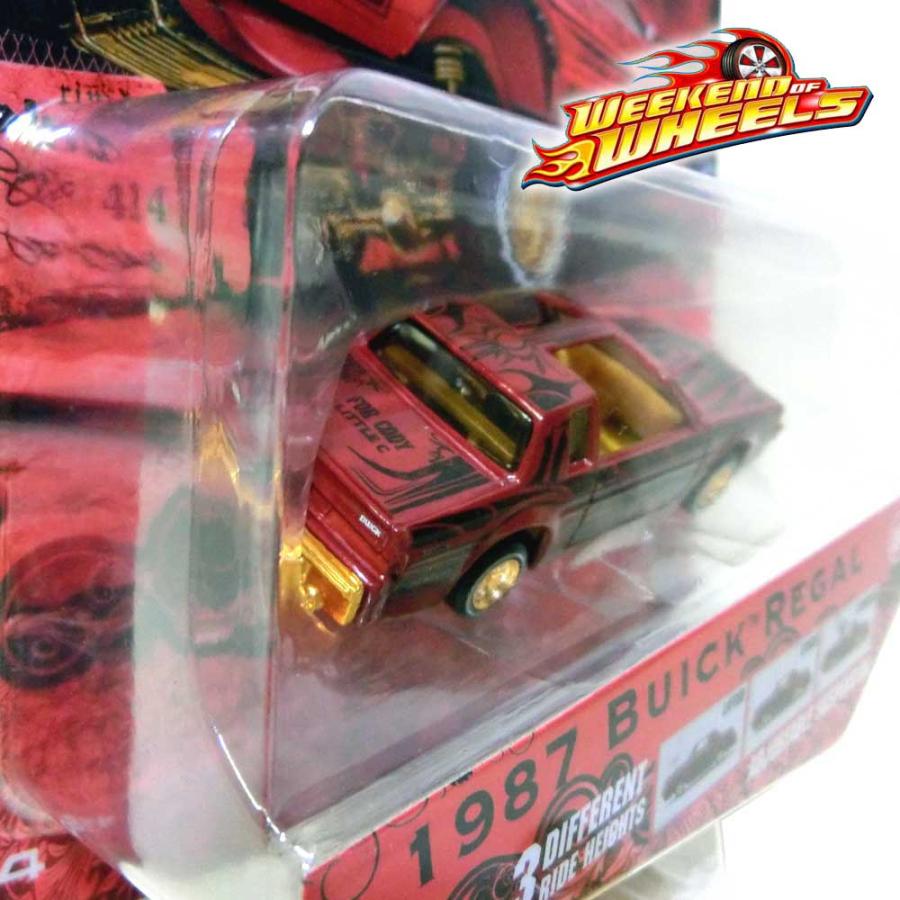 Maisto/マイスト Weekend Of Wheels 2023 限定 Lowriders 1/64 ミニカー ローライダー リーガル 1987 Buick REGAL (バーガンディー)｜rayray｜04