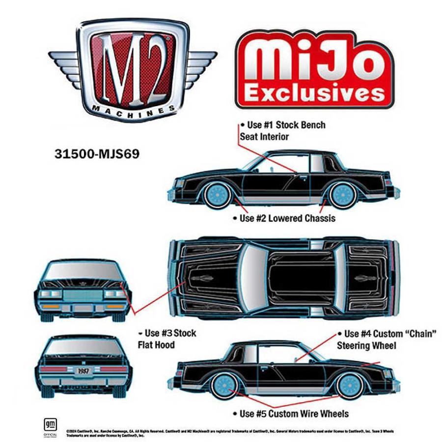 エムツー M2 Machines/エムツー Mijo 限定 Lowriders 1/64 ミニカー