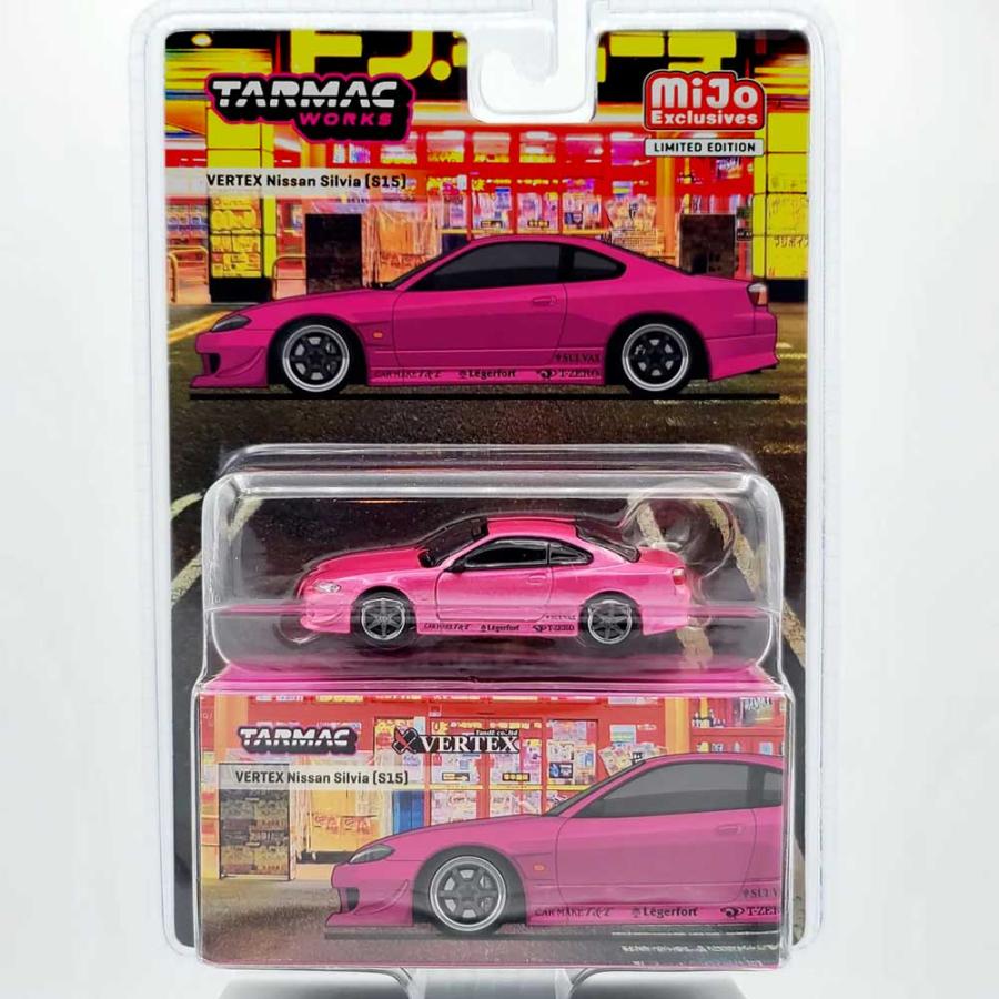 TARMAC Nissan Silvia S15 ミニカー3台セット Tarmac Works 1:64 VERTEX Nissan Silvia S15 White | eBay