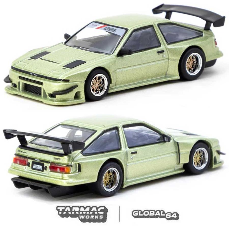 ★達兄★ 2台セットターマックワークス ハチロク AE86 TRD 新品 Toyota Sprinter Trueno AE86 Widebody TRD (ミニカー) - ホビーサーチ