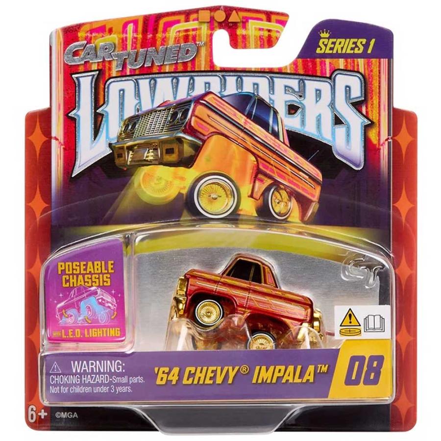 ミニカー CAR TUNED LOWRIDERS CarTuned / カーチューンド Lowriders Show Glow Series1 1/64