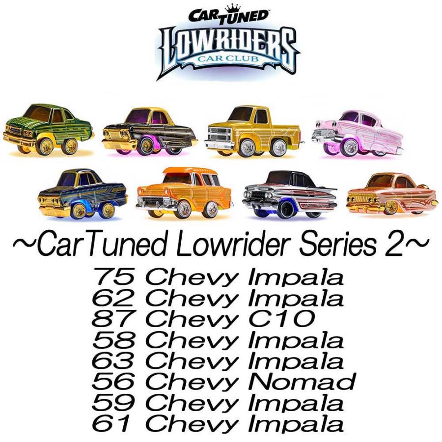 CarTuned カーチューンド ローライダー 8台コンプリートセット 新品2a Amazon.com: CarTuned Series 2-8 Pack, Diecast Vehicle, Ages 6+