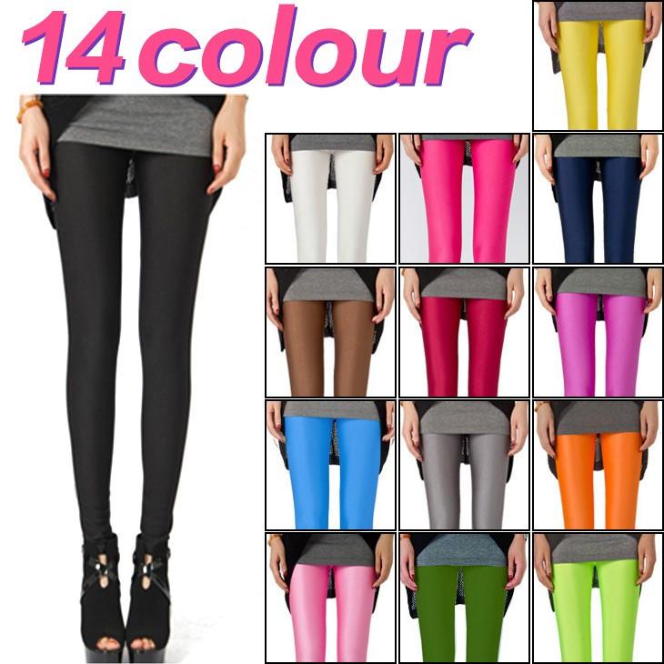 レギンス 送料無料 新作 14カラー メタリック レディース スポーツ ボトムス スパッツ 超美脚 ストレッチ ダンス タイツ ヨガ 派手