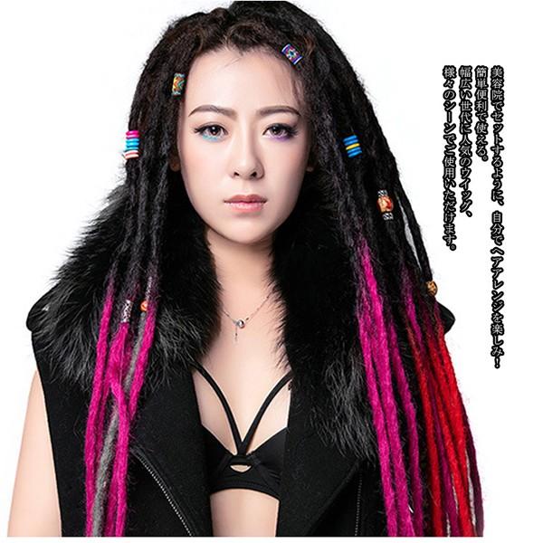 39カラー メーカー直売 ヒップホップ ダンス ヘアエクステグラデーション ヘア エクステンション 三つ編み 編み込み エクステ みつあみ ブレーズ