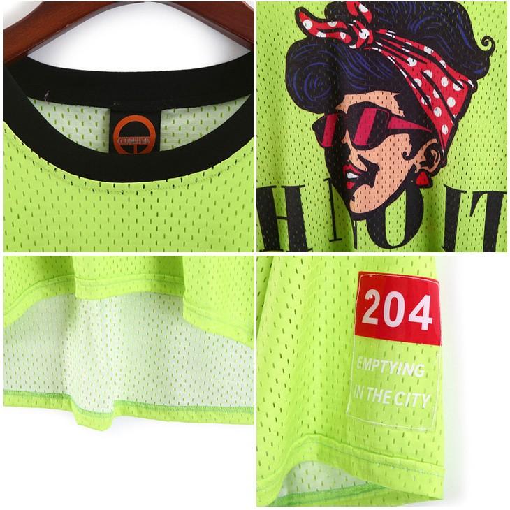 ダンス 衣装 ダンス衣装 ダンスｔシャツ ヒップホップ5分袖 半袖 英文字 顔 レディース ダンストップス Hiphop ダンス ステージ衣装 ペア ダンス練習着 52 レイシーズン ヤフー店 通販 Yahoo ショッピング