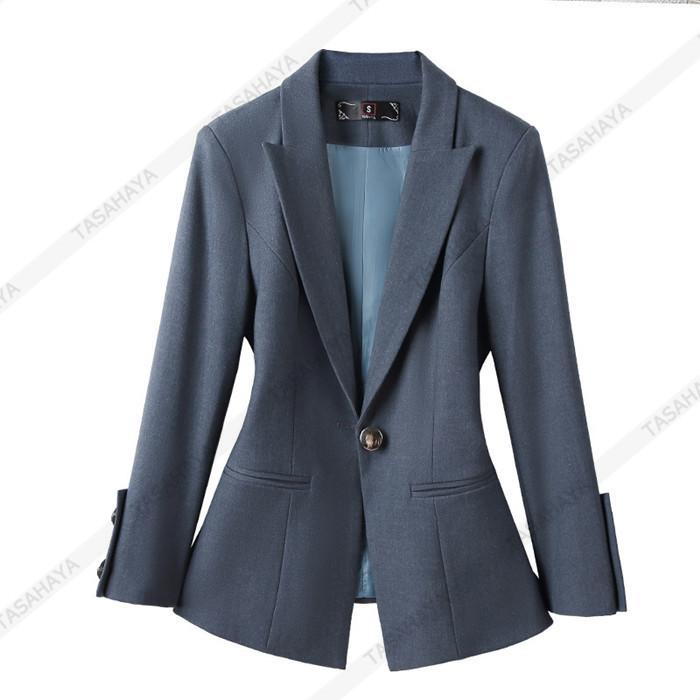 買取 テーラードジャケット レディース ブレザー ビジネススーツ ジャケット 大きいサイズ 女性用 コート 1つボタン 通勤 Ol オフィス 結婚式 面接 Simbcity Net