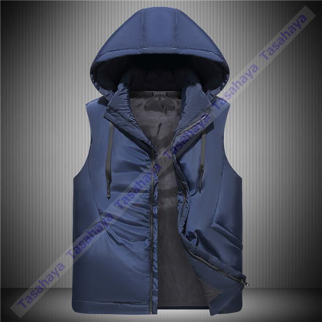 中綿ベスト ダウンベスト フードベスト メンズ ジャケット 袖なし 防寒アウター 立ち襟 男性用 ベスト 9xl 秋冬 通勤 通学 Vest Lyx Vest07 Tasahaya 通販 Yahoo ショッピング