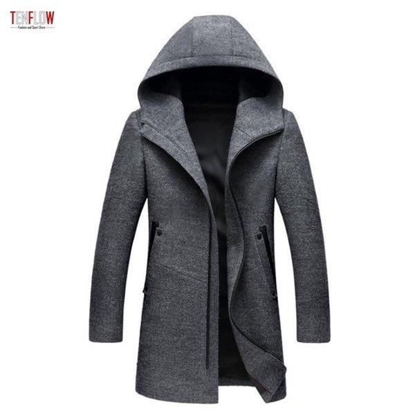 チェスターコート メンズ フード付き ウールコート メルトンコート ラシャ ビジネスコート 通勤 通学 ロング丈 秋冬 Qdmy 1805 Tasahaya 通販 Yahoo ショッピング