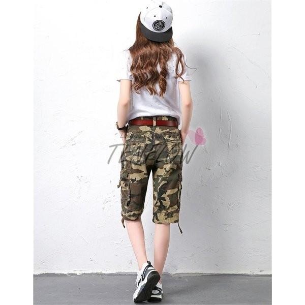レディースカーゴパンツ 迷彩カーゴ短パン 女性用ショートパンツ ミリタリー ハーフパンツ カーゴショート ゆったり 作業ズボン Rxx 1361 B Tasahaya 通販 Yahoo ショッピング