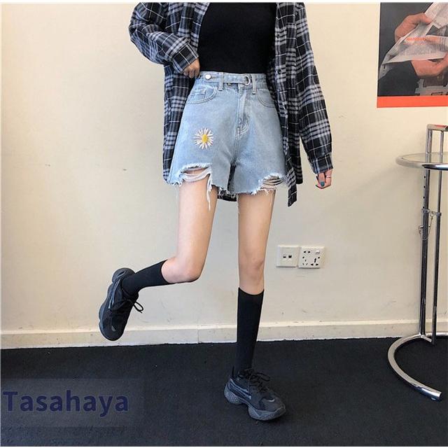 ショートパンツ レディース 短パン デニムパンツ 女性 Gパン ハーフパンツ 菊柄 ジーパン ジーンズ チノパン ホットパンツ 半ズボン 夏 Syj 5068 Tasahaya 通販 Yahoo ショッピング