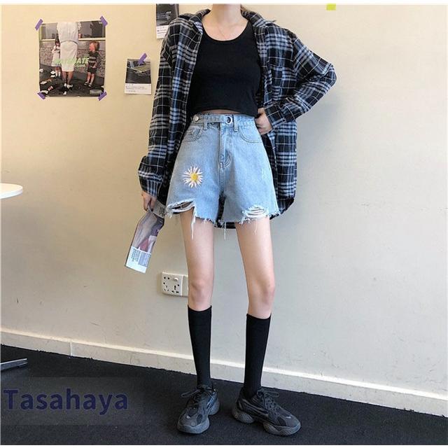 ショートパンツ レディース 短パン デニムパンツ 女性 Gパン ハーフパンツ 菊柄 ジーパン ジーンズ チノパン ホットパンツ 半ズボン 夏 Syj 5068 Tasahaya 通販 Yahoo ショッピング