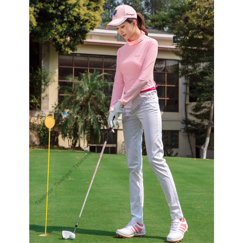 ゴルフウェア レディース ゴルフシャツ 裏フリース 長袖 ゴルフtシャツ 防寒 保温 Uvカット スポーツシャツ 女性 インナー ストレッチ 運動着 春秋冬 Tygj Lady T27jr Tasahaya 通販 Yahoo ショッピング