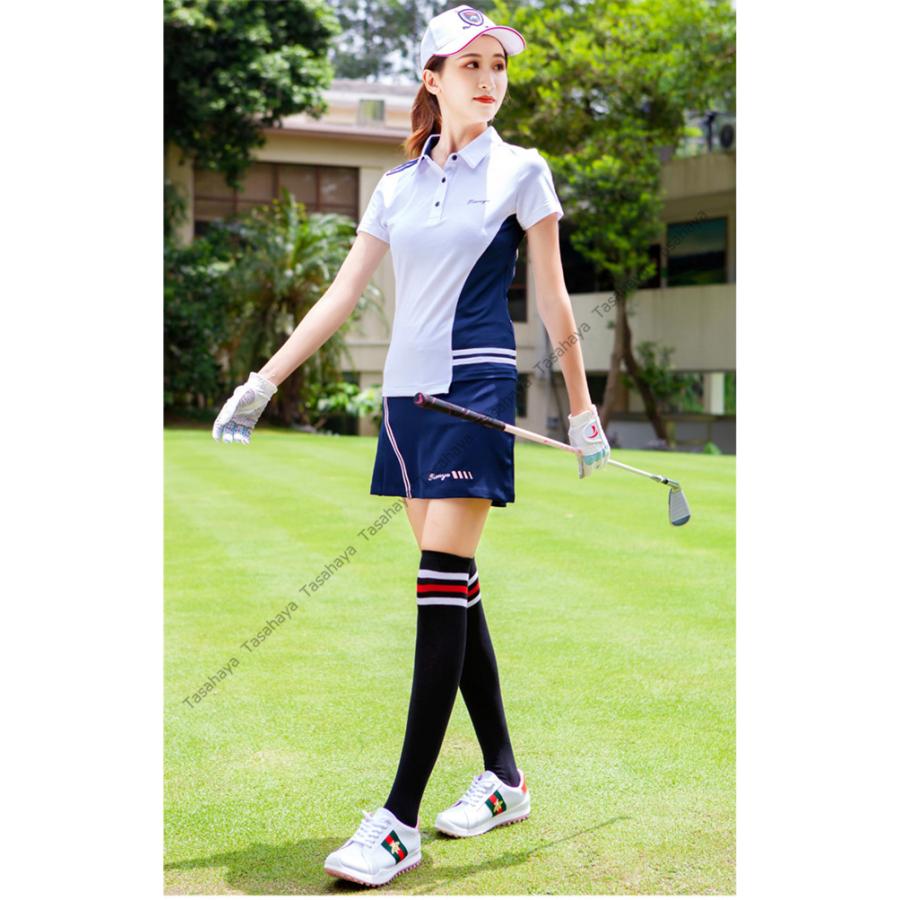 ゴルフストッキング スポーツソックス レディース ニーハイ 女性用靴下 ゴルフウェア ストレッチ Golf 弾性 膝上 ハイソックス 春夏秋 吸汗 アウトドア Tygj Wz02 Tasahaya 通販 Yahoo ショッピング