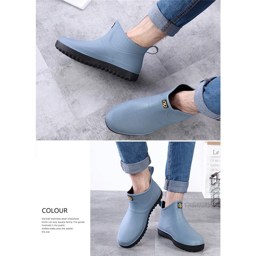 レインシューズ メンズ レインブーツ レイン シューズ ショートブーツ 防水 作業靴 雨靴 レイングッズ 雨対策 Xhb U10 Tasahaya 通販 Yahoo ショッピング
