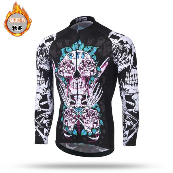 メンズ サイクルジャージ 裏起毛 サイクルウェア 長袖 サイクリング上着 秋冬 裏ボア 自転車ウェア おしゃれ上着 厚手スポーツシャツ 自転車