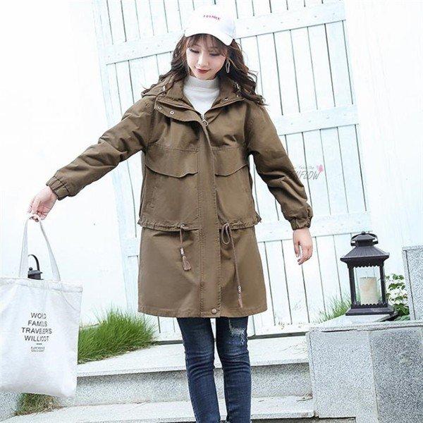 絶対一番安い 中綿ジャケット 裏起毛 ミリタリーコート レディース モッズコート ジャケット フード付き 綿コート レディース トレンチコート ロング コート 大きいサイズ 防寒 女性用コート アウター フード付き コート アウター Ikiartibir Com Tr
