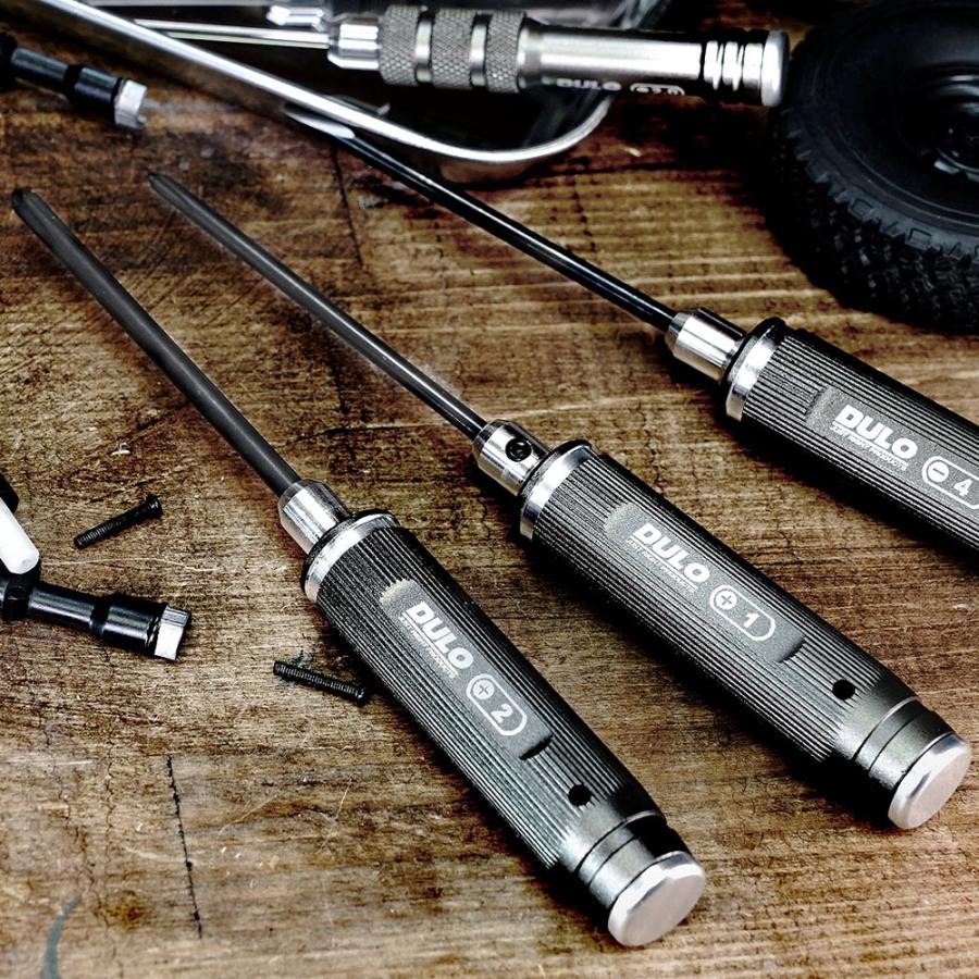 DULO RCメンテナンスドライバー プラスマイナス 3本セット  精密ドライバーセット  RCカー 修理 メンテナンス ラジコン ドローン セッティング |  | 10
