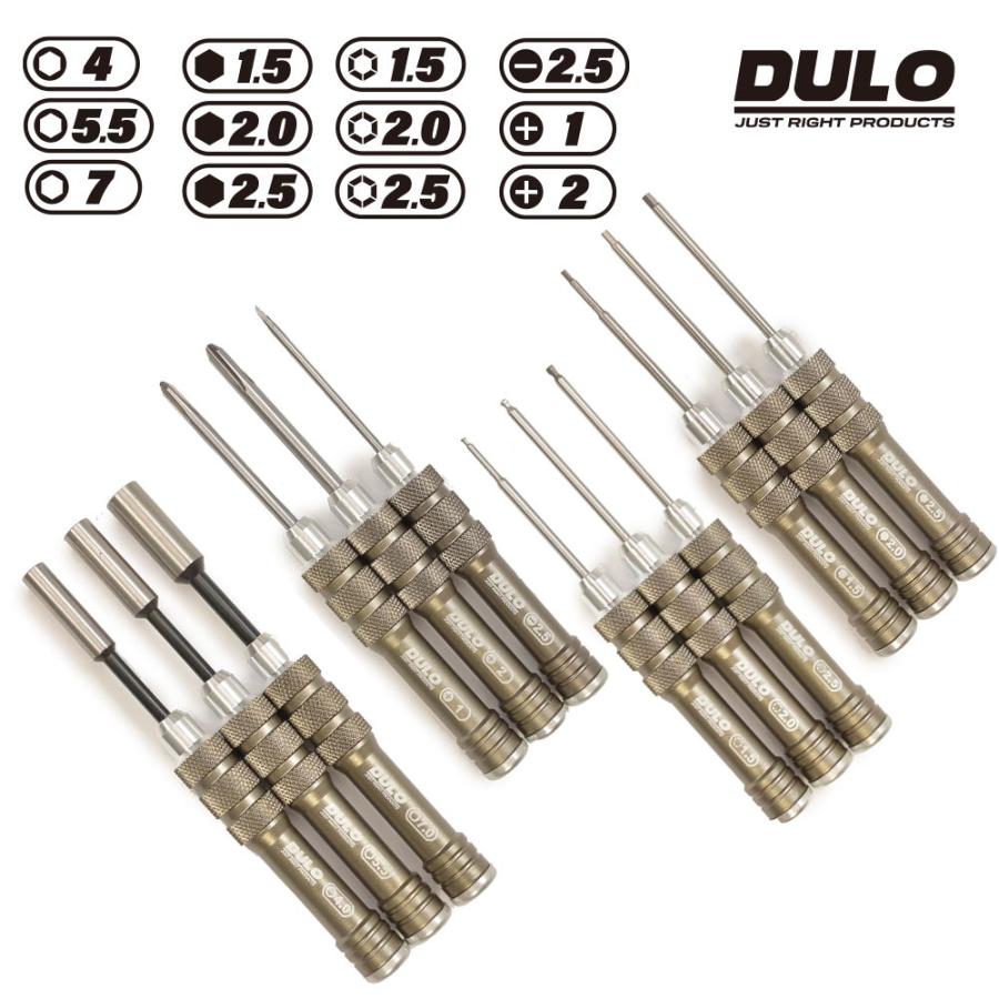DULO RCメンテナンスミニドライバー12本セット 精密ドライバーセット  RCカー 修理 メンテナンス ラジコン ドローン セッティング |  | 03