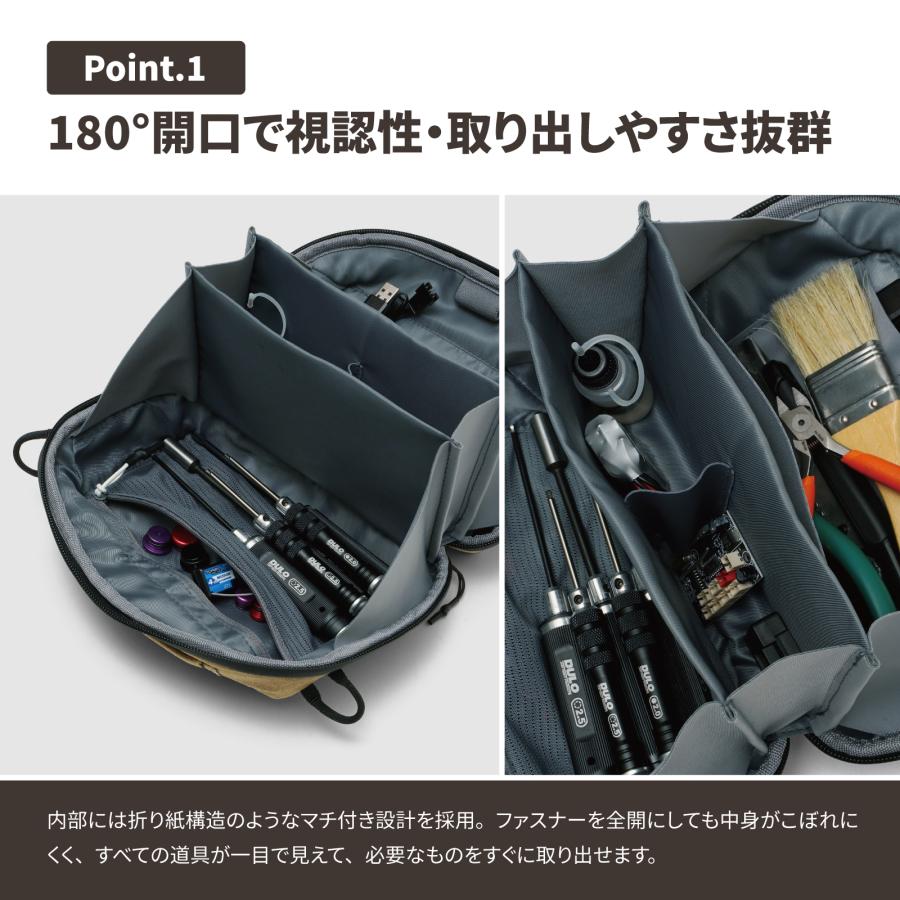 DULO RCポーチ プロポポーチ 送信機収納 バッグ ケース RC用 小物収納 バッテリーポーチ ツールポーチ RCカー ドローン ラジコン コンパクト 軽量 クッション付 |  | 03